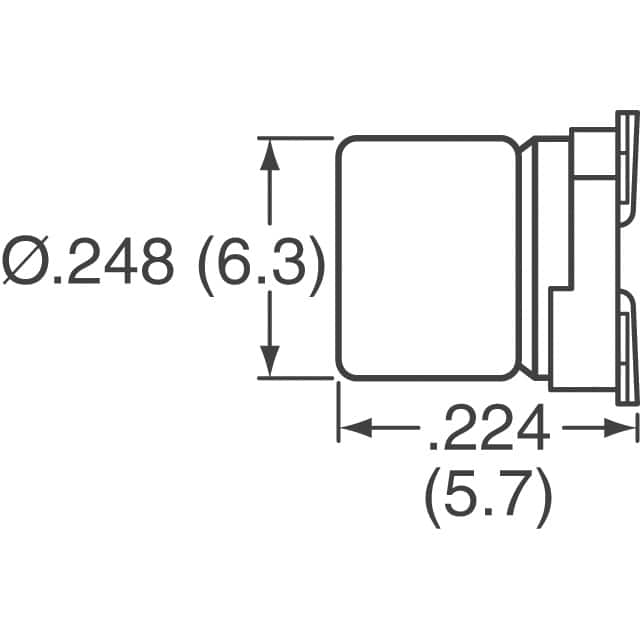 APXA100ARA470MF60G United Chemi-Con  Aluminum - Polymer Capacitors